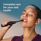 Philips Sonicare DiamondClean Smart 9500 Electric Toothbrush - Sonic Toothbrush with App, Pressure Sensor, 15 Brushing Settings, Replacement Reminder, USB Charging Travel Case, Black, Model HX9923/11