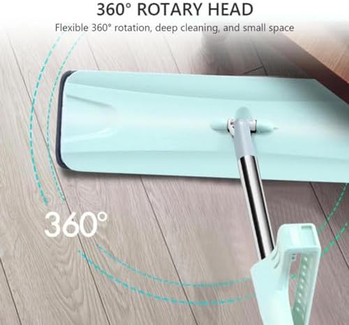 Mop,Flat Mop,Flat Mop with Self Wringer,360 Hands Free Wash Microfiber Floor Mop,Microfiber Mop with 3 Washable Mop Pads,Flat Squeeze Mop for Hardwood Laminate Tile Floor Cleaning