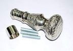 Vintage Antique Walking Cane Wooden Walking Stick Silver Brass Handle Knob Gift ab,7 cm