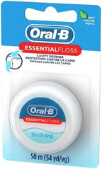 Oral-B Dental Floss, EssentialFloss Cavity Defense, 50 M, Pack of 24