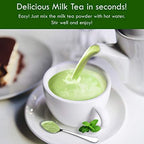 Honeydew Bubble Milk Tea Instant 3in1 Powder Mix -1kg (33 Drinks) | For Boba Tea, Milkshake, Blended Frappe and Bakery | Authentic Taiwan Recipe | Zero Trans Fat, No Preservatives by Moriyama Teahouse