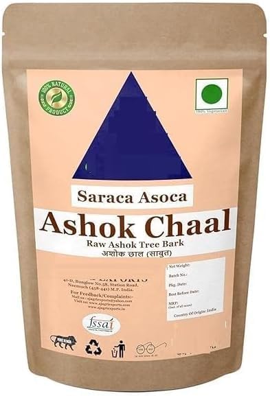 Ashok Chhal - Ashok Ki Chaal - Raw Ashoka Bark - Ashok Chal - Ashok Chaal - Ashok Ki Chhal - Sita Ashok Chhal - Ashok Tree Bark - Saraca Ashoka Bark (100 Grams)