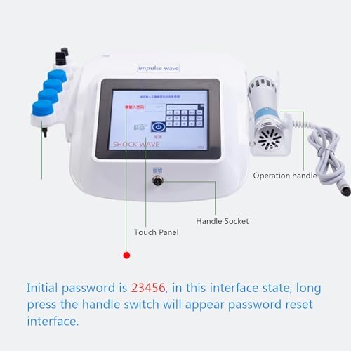 Shockwave Therapy Machine,with 7 Massage Heads, Shock Wave Machine,for Body Muscle Massager,Machine for Joint and Muscle Pain Relief,Painless