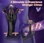 Special Silicone Massagers Kit with Water Resistant Play in Anywhere You Like for Man,2026 New Rechargeable Cordless Body Prostrate Massager with 9 Modes for Men Relax Massaging (Black)