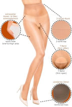 GLAMORY Plus Size Crotchless Tights Ouvert 40, Semi-Sheer, Comfortable Fit, Durable Nylon, Classic Black Hosiery