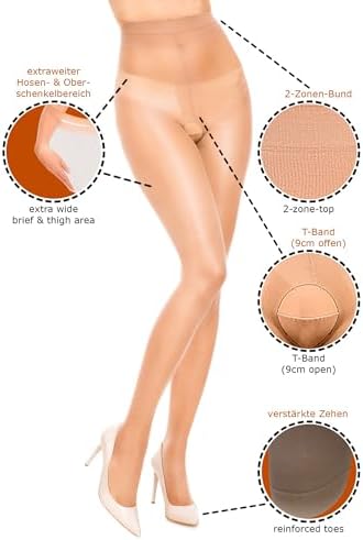 GLAMORY Plus Size Crotchless Tights Ouvert 40, Semi-Sheer, Comfortable Fit, Durable Nylon, Classic Black Hosiery