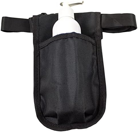 10 Pack Black Body Linen Rapport Single Massage Bottle Holster - The Essential Accessory for Massage Therapy Practitioners - Comfortable and Durable Lotion or Oil Bottle Holster