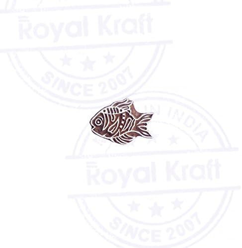 Royal Kraft Wooden Stamps DIY Fabric, Textile, Clay, Pottery, Paper, Henna Printing Blocks THDtag043