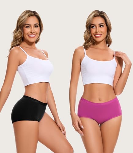 Incontinence Underwear for Women 100ml Heavy Flow Leak Proof Panties High Waisted Cotton Period Washable 3 Pack Large