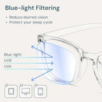 Gaoye Eyewear Frames for Men - Blue Light Blocking Square Glasses, Anti UV Ray Computer Gaming, Blue Blockers for Women
