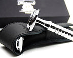 Haryali London Double Edge Safety Razor with Leather Pouch