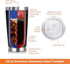 NewEleven Fathers Day Gift For Grandpa - Grandpa Gifts From Granddaughter, Grandson - Unique Birthday Present Ideas For Grandfather, New Granddad, Promoted To Granddad, Grandchildren - 20 Oz Tumbler