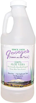 George's Aloe Vera, 100% Aloe Vera Liquid, 32 fl oz (.94 l)