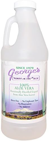George's Aloe Vera, 100% Aloe Vera Liquid, 32 fl oz (.94 l)
