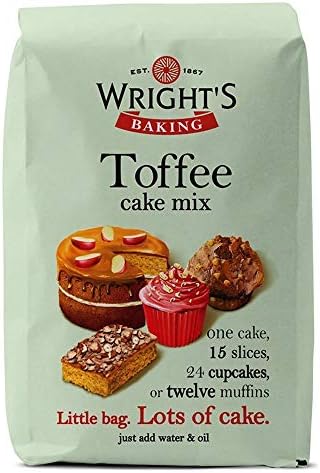 Wright's Baking Toffee Cake Mix 500g (Pack of 5)
