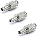 3PCS Metal NIBP Cuff Connector, BP04 Blood Pressure Monitor Cuff Connector, Air Hose Adapter