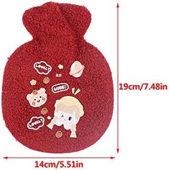 1PCS Lovely Cartoon Hand Po Mini Hot Water Bottles Portable Hand Warmer Pocket Hand Feet Hot Water Bags,F