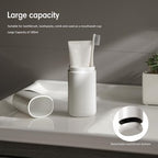 BALUCA Travel Toothbrush Case, Portable Tooth Brush Holder and Toothpaste Cover Container with Mouthwash Cup, Compact Oral Clean Tools Organizer for Traveling/Camping/School/Home - Large Capacity