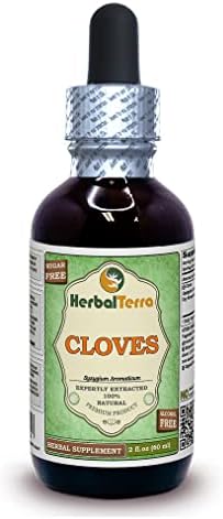 Herbal Terra LLC Cloves (Syzygium Aromaticum) Glycerite, Dried Flowers Buds Alcohol-Free Liquid Extract 2 oz