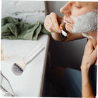 Men Shaving Brush Lightweight Travel Beard Brush with Nylon Bristles for Facial Hair Grooming and Shaving Soap Lathering Portable and Durable for Home or Travel