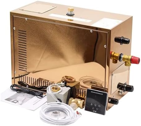 Bathroom Sauna Machine Steam Shower Generator Kit 18KW For Bath Sauna SPA Automatic Descaling Sauna Room Steam With Digital Controller For Home Use for Shower in Home Steam Room Shower(12KW 220)