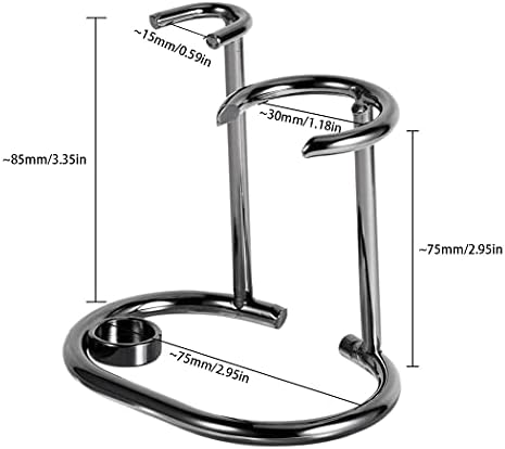 Grandslam Shaving Razor and Brush Stand Universal Holder for Safety Razor and Straight Razor Storage Shave Brush Holder