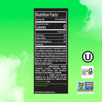Green Cola - Sugar Free, Zero Calories, Naturally Sweetened with 100% Stevia Leaf Extract, Carbonated Soda, 100% Cola Taste, 12 Fl Oz each can - Pack of 8