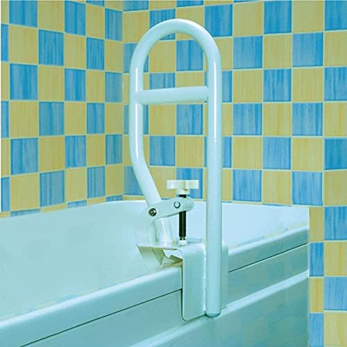 Homecraft Steel Grab Bar, Safety Rail and Mobility Aid Bathtub Clamp for Elderly, Handicapped and Disabled User Support