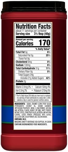 Hills Bros. Cappuccino Mix – Rich, Frothy Coffeehouse-Tasting Instant Drink Mix – Quick and Easy Preparation – Perfect for Hot & Iced Drinks & Creaming Coffee – Decaf French Vanilla, 1 Pack of 16oz
