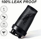 [ 2 Pack 400 ml / 12 OZ Protein Shaker Bottles for Protein Mixes, 2 x Whisk Ball | Shaker Cups for Protein Shakes | BPA Free, 100% Leak Proof, No Smell | Small Shake Bottle (A) Black/White