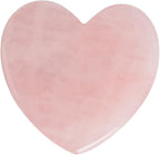 FRCOLOR Natural Jade Heart Shape Scraping Board for Massage Therapy Multi-Functional Massaging Tool for Face Neck and Back Hydrating and Nourishing Skin Care Accessory