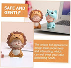 Chic Resin Cake Decoration Boys and Girls Cake Ornaments Birthday for Dessert Ornament