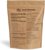MB Herbals Instant Chicory Root Powder 1 lb / 16 oz (454 Gram) | Roasted | Non-GMO | Gluten Free | Dissolves Instantly in Hot Water or Milk