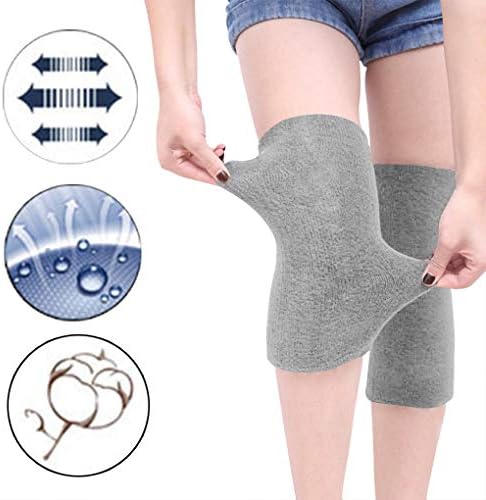 Holiberty Thermal Knee Braces Women Men Elastic Arthritis Knee Compression Sleeve Ski Cycling Leg Warmers Knee Support Pads