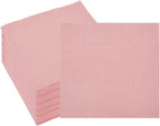 Ottin 100-pack Pink Wedding Paper Dinner Napkins 3-Ply 6.5 x 6.5 Inch Disposable Party Napkins for Birthday, Wedding, Mother's Day, Easter, Baby Shower, Spring Party, Tea Party