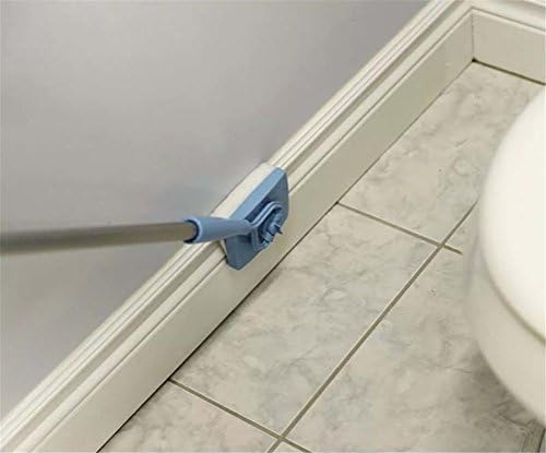 Extendable Telescopic Pole Broom Brush with Dust Catcher Duster and Microfibre Cloth - Ideal for Cleaning Skirting Boards and Baseboards - Convenient Cleaning Tool