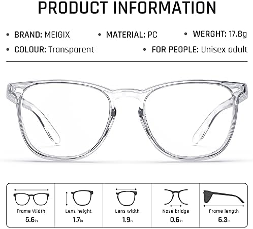 Stylish Safety Glasses, Clear Anti-Fog Anti-Scratch Protective Glasses For Men And Women