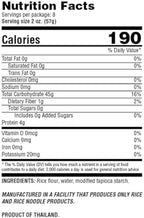 A Taste of Thai Fettuccine Rice Noodles (Straight Cut)| Restaurant-Quality Thai Flavor in Minutes | Vegan, Gluten-Free,Wheat Free, Non-GMO| Perfect for Stir-Fries, Soup & Asian Dishes 16 oz, Pack of 6