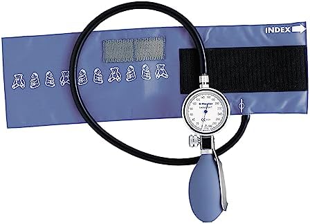 Riester Babyphon Aneroid Sphygmomanometer, Blue, 3 x Cuffs; Child, Baby and Infant