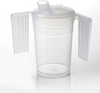 NRS Healthcare Feeder Cup with Handle with Wide Spout, White