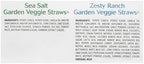 Sensible Portions Veggie Straws Multi-Pack, Sea Salt & Zesty Ranch, Kid Snacks, Veggie Snacks, 0.75 oz Bag (Pack of 12)