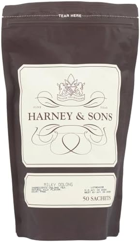 Harney & Sons Milky Oolong Tea, Bag of 50 sachets