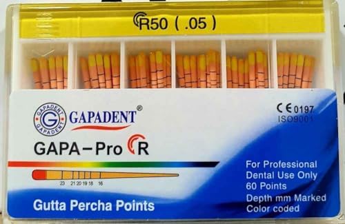 GAPA-Pro R Gutta Percha Points R50 (.05) (60 Points)
