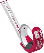 BMI 429241011 Pocket Tape, Meter" 2m In Red, Multicoloured