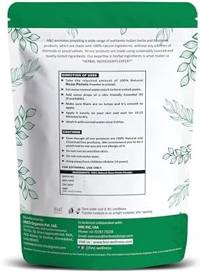 H&C Herbal Ingredients Expert Activated Charcoal Powder 227 gm / 0.5 lb |for Teeth Whitening & Face Mask | Supports Clear Skin by Removing Impurities & Excess Oil