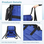 Patient Lift Transfer Pad for Stairs, 260lbs Stair Slide Board Assist with Reinforced Handles & Buckles, Safety Transport Sling for Seniors, Disabled, Wheelchair & Bed Evacuation