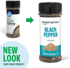 Amazon Grocery, Ground Black Pepper, 3 Oz