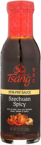 House of Tsang Szechuan Spicy Sauce 11.5oz Bottles, Pack of 3