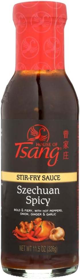 House of Tsang Szechuan Spicy Sauce 11.5oz Bottles, Pack of 3