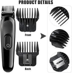 8 Pack Black Clipper Guards Snap-on Blade Attachment Combs Fit for Andis pm-t, pmt-2, D-4, D-5, D8, GI, GTO, slii, rt-1, for Babyliss FX787G, FX787BN, FX787RG, FX787S, FX787GDB, FX726, FX797
